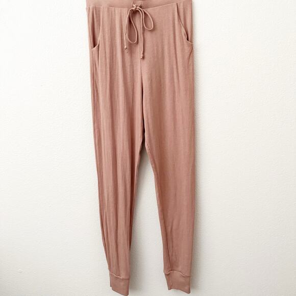 COMMANDO x REVOLVE | Luxury Rib Racerback Tank Jumpsuit Mushroom Mauve | Medium - Picture 3 of 6